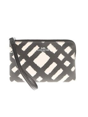 Coach Wild Plaid Wristlet NWOT